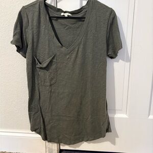 Z Supply Green Relaxed Short Sleeve Tee